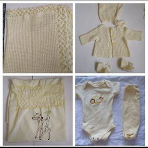 Crochet Baby Blanket and Hat Newborn Set